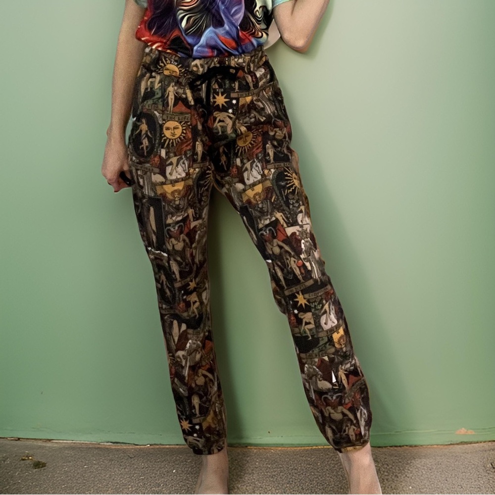 Tarot card sweat pants